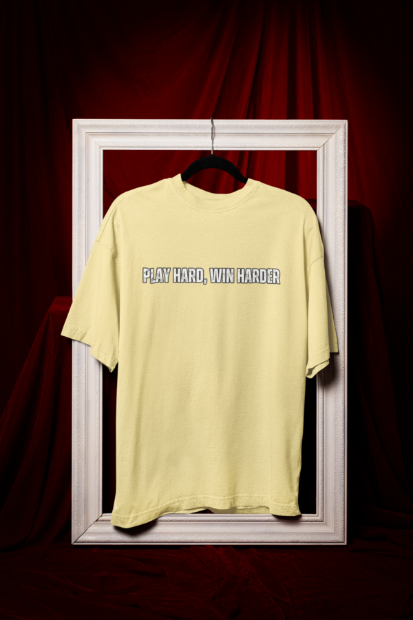 Play Hard Win Harder Oversize T-Shirt - Image 5