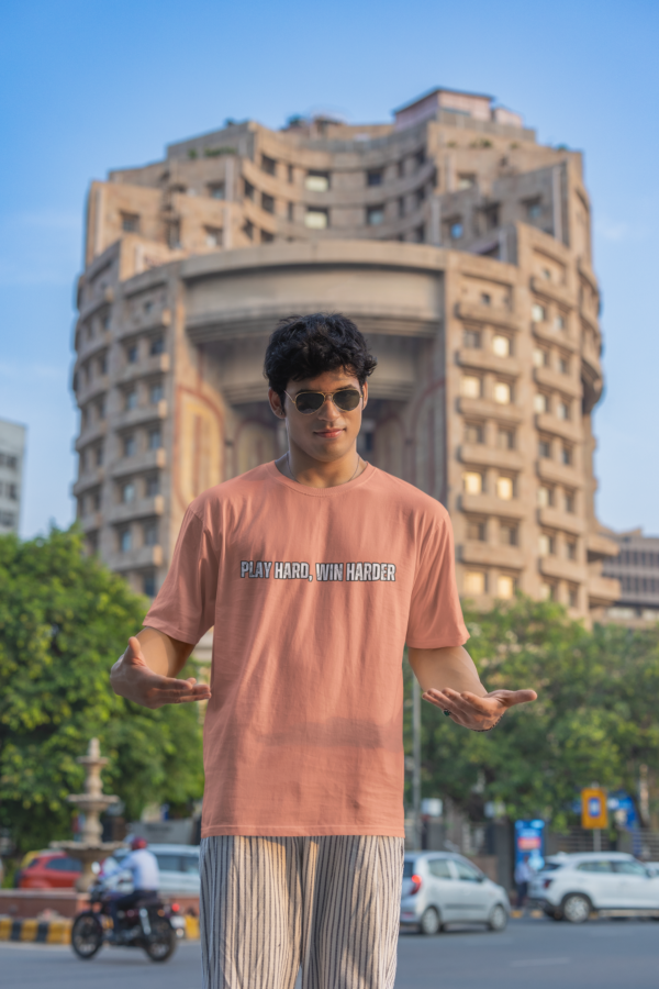 Play Hard Win Harder Oversize T-Shirt - Image 3