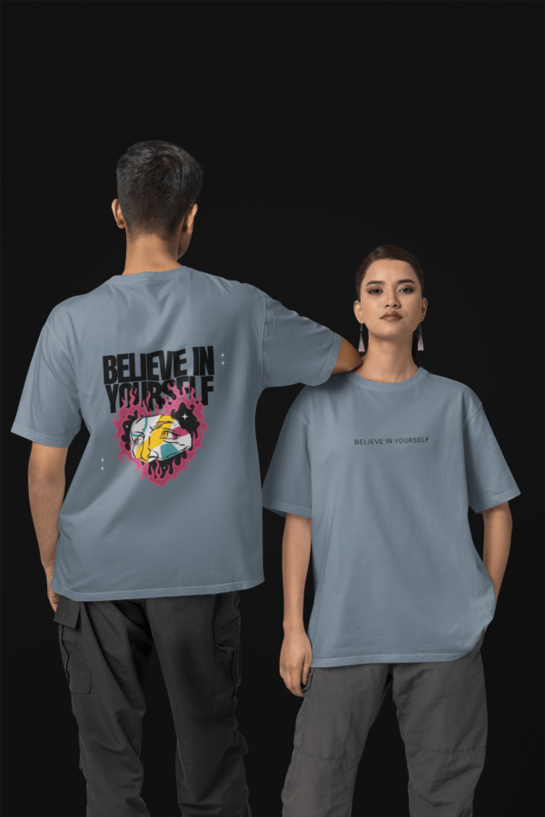Believe In Yourself Oversize T-Shirt - Image 4