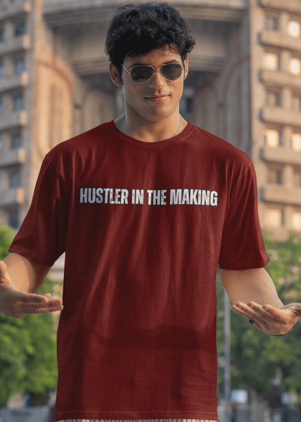 Hustler In The Making Oversize T-Shirts - Image 3