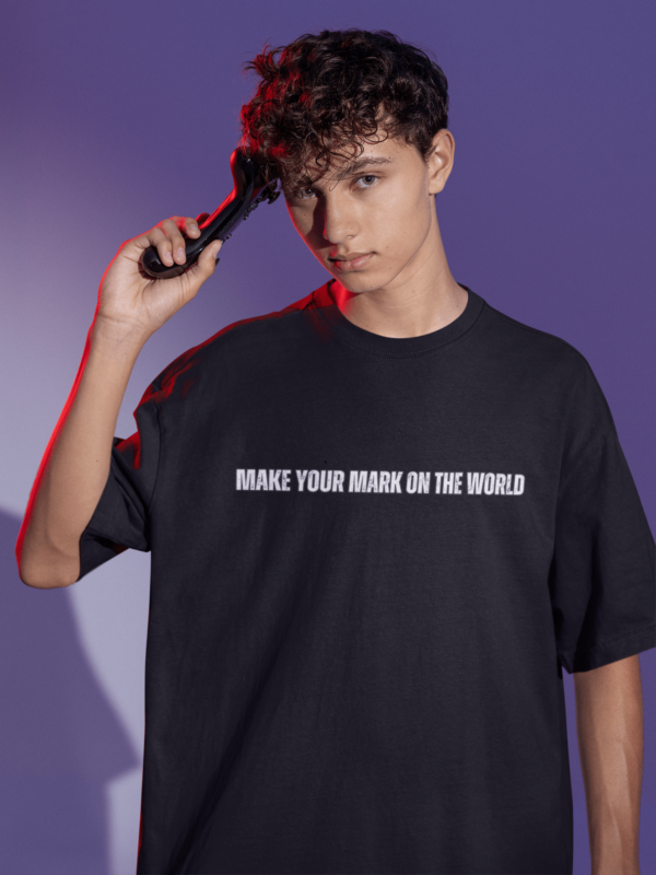 Make Your Mark On The World Oversize T-Shirt - Image 4