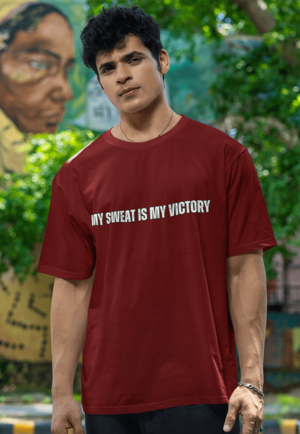 My Sweat Is My Victory Oversize T-Shirts - Image 2