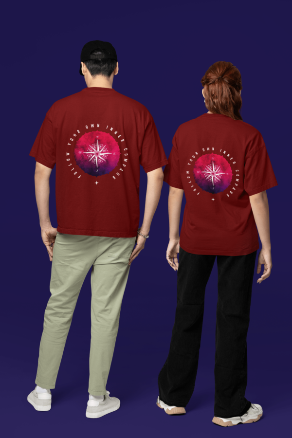 Follow Your Own Inner Compass Oversize T-Shirt - Image 9