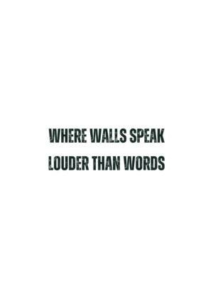 Walls Speaks Louder Than Words Oversize T-Shirt - Image 4